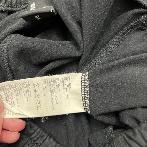 prAna Pants Mens Large Black Athletic Track Elastic Waist Zip Hem Lightweight - Picture 7 of 13